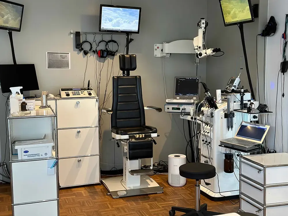 HNO-Praxis Dr. Storb in Düsseldorf - Praxisräume